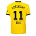Tanie Strój piłkarski Borussia Dortmund Marco Reus #11 Koszulka Podstawowej dla damskie 2023-24 Krótkie Rękawy